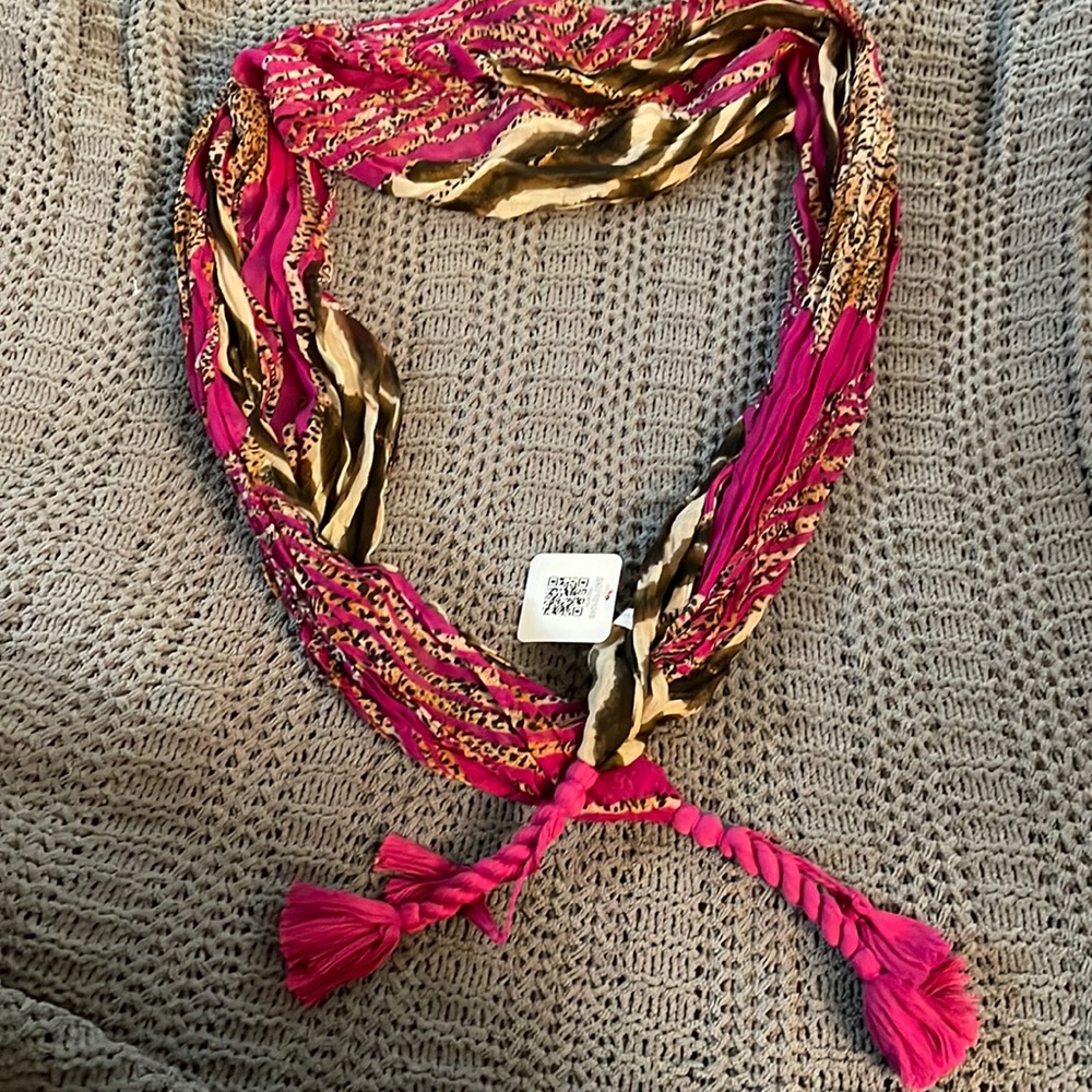 Multi color scarf. New with tags